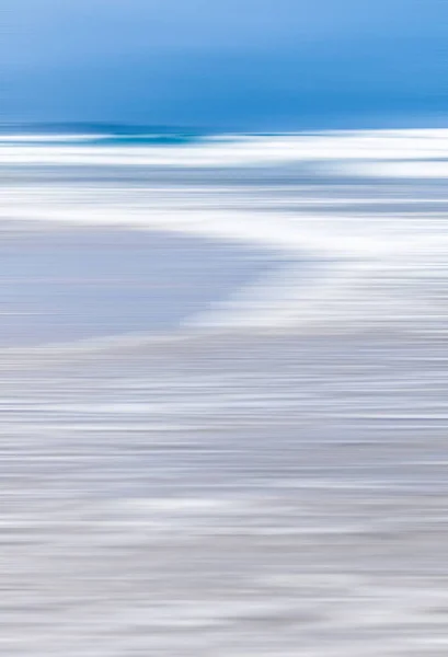 Abstract sea background, long exposure view of dreamy ocean coas — Stock Photo, Image