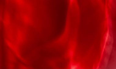 Kırmızı soyut sanat arka plan, ipek doku ve moti dalga çizgileri