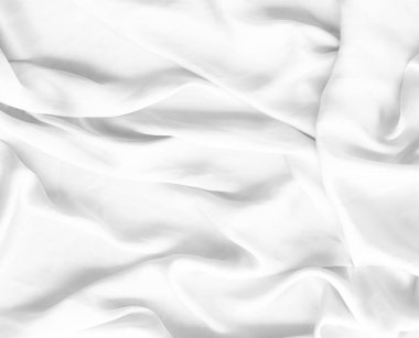 Lüks beyaz yumuşak ipek yatık arka plan doku, tatil güzellik