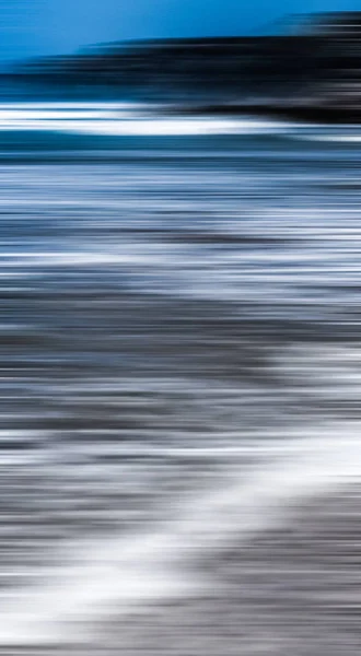 Abstract sea background, long exposure view of dreamy ocean coas — Stock Photo, Image