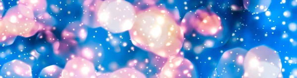 Magic sparkling shiny glitter and glowing snow, luxury winter ho — Stock Photo, Image