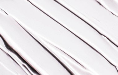 Beyaz kozmetik doku arka plan, makyaj ve cilt kozmetik