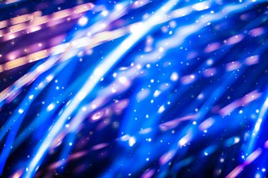 Kış tatili soyut arka plan, parlayan kar ve sihirli kıvılcım