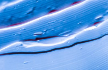 Mavi kozmetik doku arka plan, makyaj ve cilt estetiği