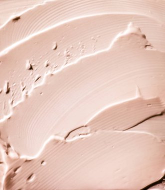 Bej kozmetik doku arka plan, makyaj ve cilt kozmetik