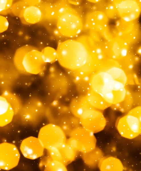 Glamoroso brillo brillante oro y brillo, fondo de vacaciones de lujo —  Fotos de Stock