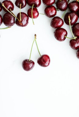 Taze tatlı kiraz, sulu kiraz meyveleri meyve tatlı olarak iyileşmek