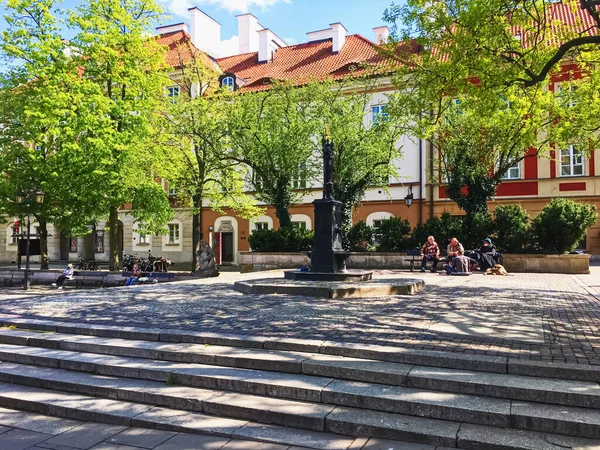 Tomma gator i Gamla stan under pandemin — Stockfoto