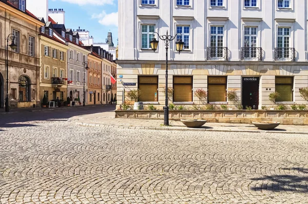 Пустые улицы Старого города во время пандемии — стоковое фото