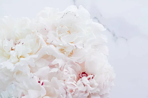 Bukett av pion blommor som lyx blommig bakgrund, bröllop dekoration och händelse branding — Stockfoto