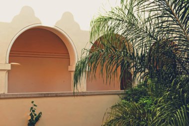 Yunanistan 'daki Kos Adası' nın antik sokaklarında mimari ayrıntılar, seyahat ve geziler