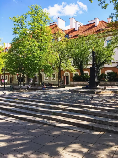 Leere Straßen in der Altstadt während der Pandemie — Stockfoto