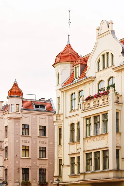 Исторические здания в Старом городе в Торуни, Польша — стоковое фото