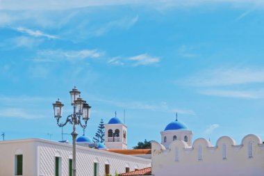 Yunanistan 'daki Kos Adası' nın antik sokaklarında mimari ayrıntılar, seyahat ve geziler