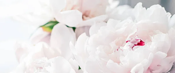 Ramo de flores de peonía como fondo floral de lujo, decoración de bodas y marca de eventos — Foto de Stock