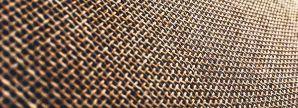 Tessitura di lino come sfondo rustico — Foto Stock