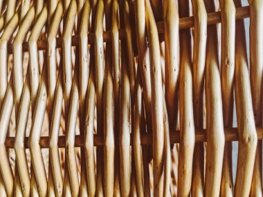 Hasır sepet dokusu rustik arkaplan olarak