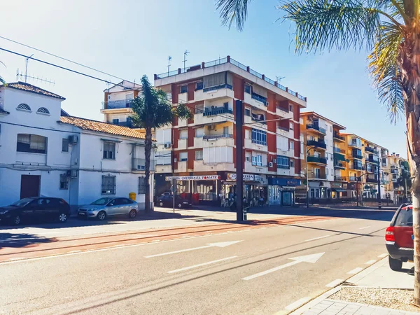 Calles de Vélez-Málaga, pequeña ciudad en la región de Andalucía en España —  Fotos de Stock