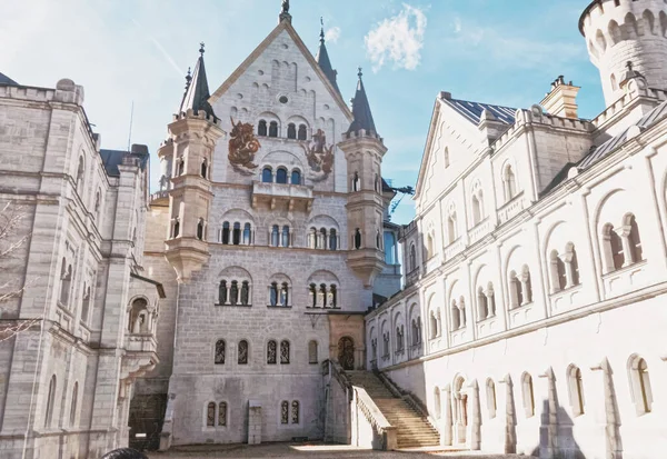 Almanya 'nın Bavyera bölgesindeki Neuschwanstein Kalesi
