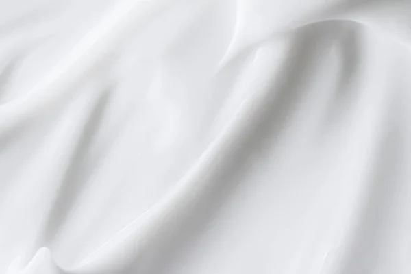 Textura de crema blanca pura como fondo abstracto, sustancia alimenticia o cosmética orgánica —  Fotos de Stock