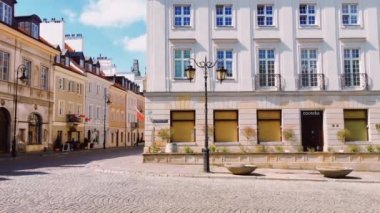 Coronavirus salgınının yol açtığı tecrit sırasında Eski Şehir 'in boş sokakları