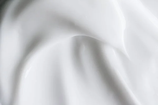 Textura de crema blanca pura como fondo abstracto, sustancia alimenticia o cosmética orgánica —  Fotos de Stock