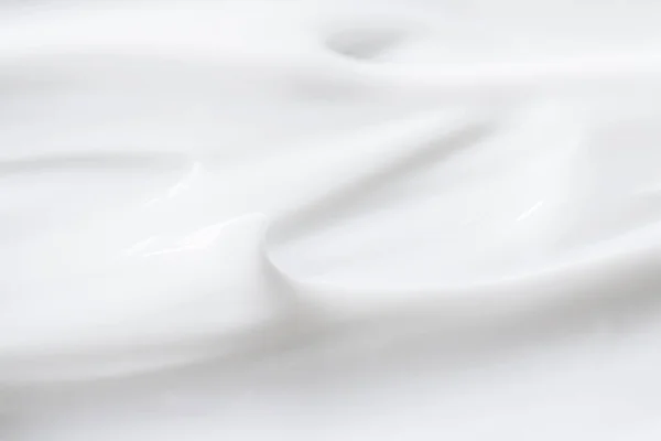 Texture crème blanche pure comme fond, savon crémeux lavé à la main et cosmétique bio — Photo