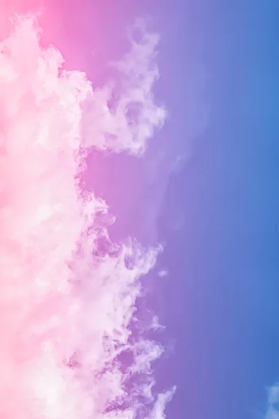 Fantasy cielo rosa e blu, spirituale e la natura di sfondo — Foto Stock