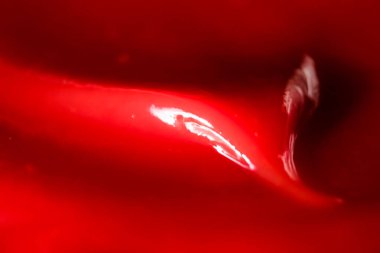 Organik ketçap, domates sosu yakın plan, yemek arkaplanı ve ev yapımı tarif.