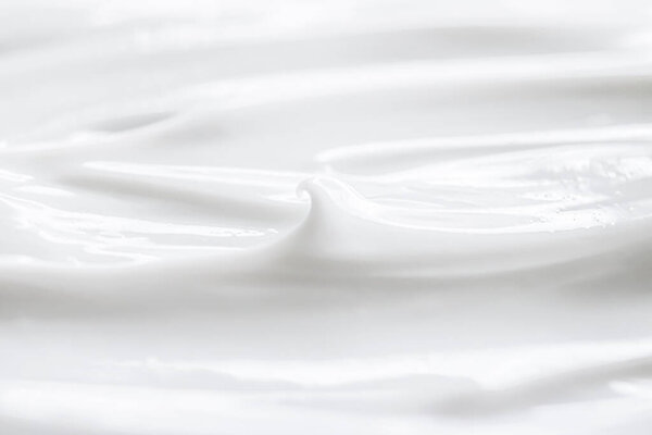 Pure white cream texture as background, hand wash creamy soap and organic cosmetic