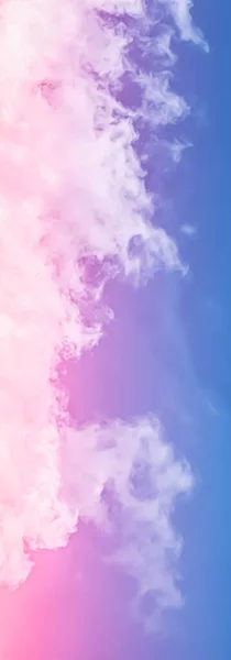 Fantasy pink and blue sky, spiritual and nature background — Stock Photo, Image