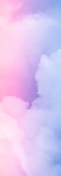 Fantasía cielo rosa y azul, fondo espiritual y naturaleza — Foto de Stock