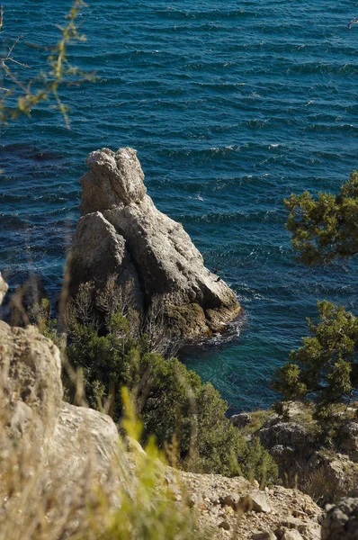 Foto Del Paisaje Marino Crimea Vista Superior — Foto de Stock