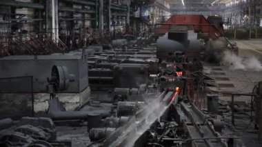 Tehlikeli metal üretim. Makineler genel plan hangi sıcak çelik taşır.