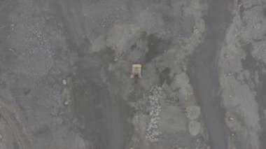 Büyük cevheri taş ocağı. Drone filme. Oraya.