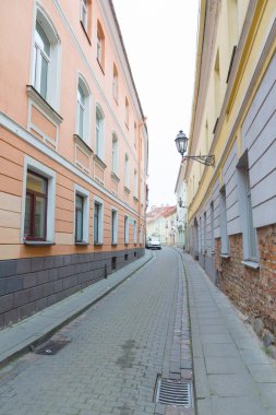 Vilnius, Litvanya - 01 Ekim 2017: Vilnius Litvanya Kültürel Merkezi ve turistik olduğunu.