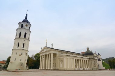 Vilnius, Litvanya - 01 Ekim 2017: Vilnius Litvanya Kültürel Merkezi ve turistik olduğunu.