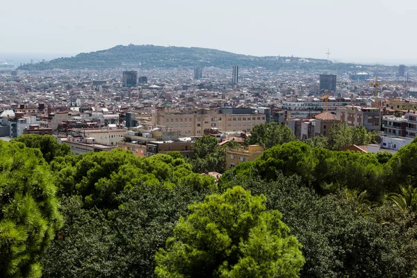 Barcelona España Agosto 2017 Vista Aérea Del Edificio Estilo Gótico —  Fotos de Stock