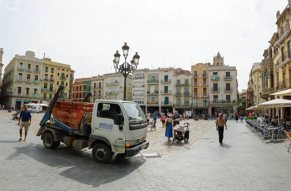 Reus Espanha Agosto 2017 Ruas Reus Dia Ensolarado Quente Reus — Fotografia de Stock