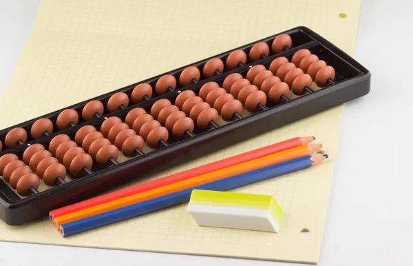 Abacus Pour Améliorer Santé Mentale Des Enfants — Photo