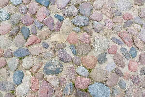 Pedras São Dispostas Uma Ordem Caótica São Uma Textura — Fotografia de Stock