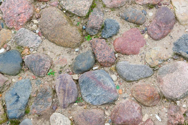 Камни Расположены Хаотичном Порядке Являются Текстурой — стоковое фото