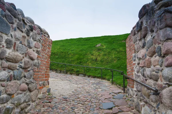 Climbing Mountain Stone Walls — Stock Photo, Image