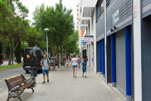 Tarragona é uma cidade portuária localizada no nordeste da Espanha — Fotografia de Stock