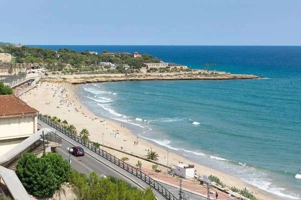 Tarragona är en hamnstad som ligger i nordöstra Spanien — Stockfoto