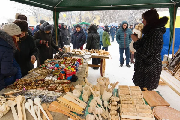 Праздничная блинная неделя в современной Беларуси — стоковое фото