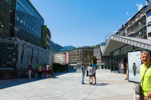 Paseo por la capital de Andorra — Foto de Stock