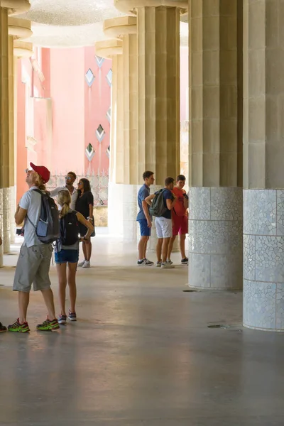 Visita a la ciudad de Barcelona — Foto de Stock