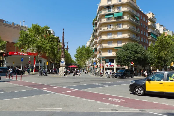 Visita a la ciudad de Barcelona — Foto de Stock