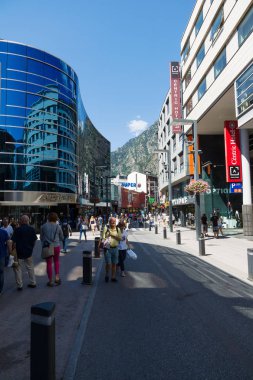 Andorra başkenti yürüyüş